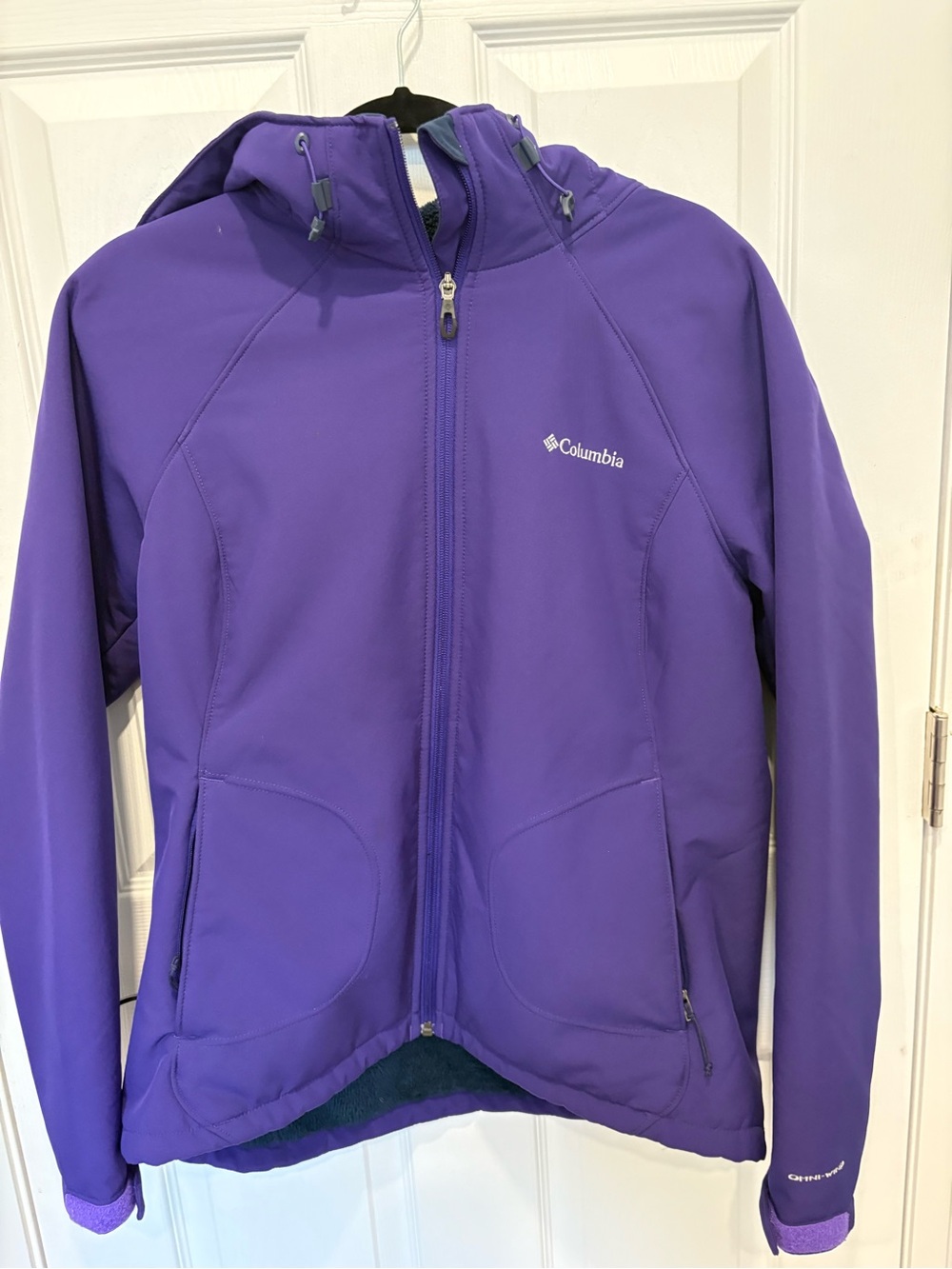 Columbia Purple Hooded Softshell Jacket #1169